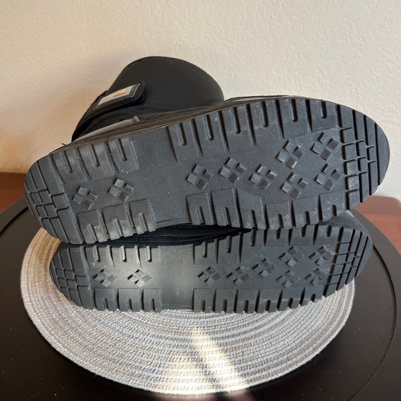 Rugged Exposure Black Insulated Winter Snow Calf Boot Women's Size 9  Style 4096 - Picture 5 of 8